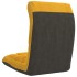 Tumbona de suelo plegable de tela amarillo