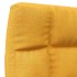 Tumbona de suelo plegable de tela amarillo