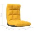 Tumbona de suelo plegable de tela amarillo