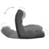 Silla de suelo plegable de tela gris