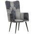 Sillón orejero de cuero auténtico