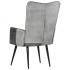 Sillón orejero de cuero auténtico