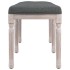 Banco de tela gris oscuro 110x40x49