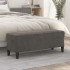 Banco de terciopelo gris oscuro 100x35x41