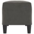 Banco de terciopelo gris oscuro 100x35x41