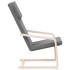 Sillón de relax de tela gris