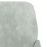 Sillón de terciopelo gris claro 62x79x79