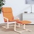 Sillón de relax de tela amarillo