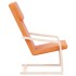 Sillón de relax de tela amarillo