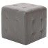 Mesitas de noche 2 unidades cuero sintético gris 30x30x30