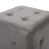 Mesitas de noche 2 unidades cuero sintético gris 30x30x30
