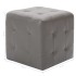 Mesitas de noche 2 unidades cuero sintético gris 30x30x30