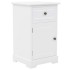 Mesita de noche MDF y madera de pino 35x32x59