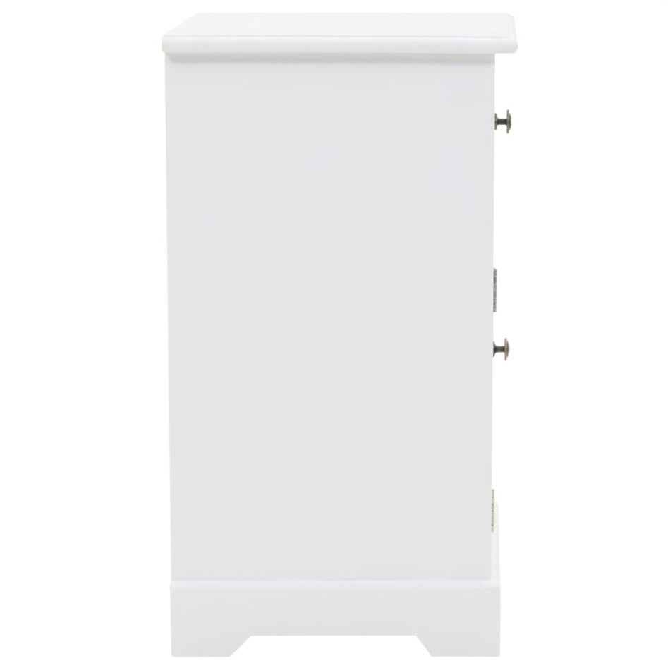 Mesita de noche MDF y madera de pino 35x32x59