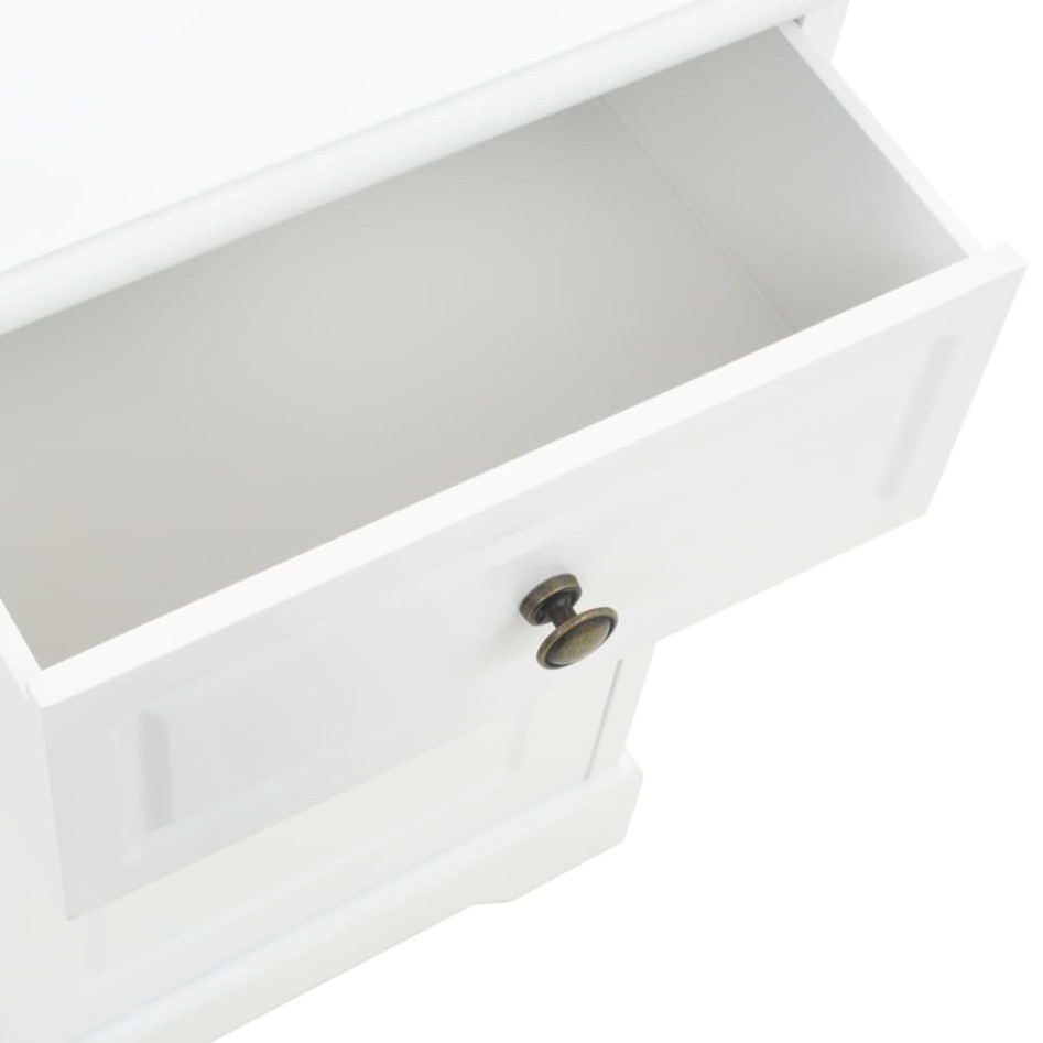 Mesita de noche MDF y madera de pino 35x32x59