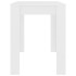 Mesa de comedor de madera de ingeniería blanco 120x60x76