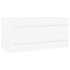 Armario para lavabo madera contrachapada blanco 100x38,5x48