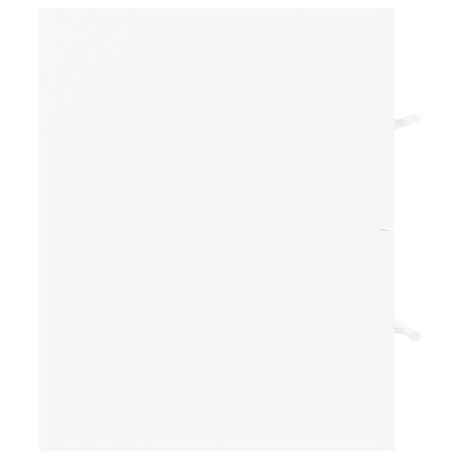 Armario para lavabo madera contrachapada blanco 100x38,5x48