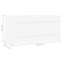Armario para lavabo madera contrachapada blanco 100x38,5x48