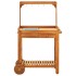 Carrito de cocina exterior madera maciza acacia