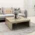 Mesa de centro madera contrachapada roble Sonoma 100x100x35