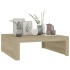 Mesa de centro madera contrachapada roble Sonoma 100x100x35