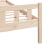 Estructura de cama individual sin colchón madera