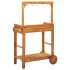 Carrito de cocina exterior madera maciza acacia