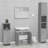 Set de muebles de baño madera contrachapada gris