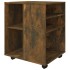 Armario ruedas madera contrachapada roble ahumado 60x53x72