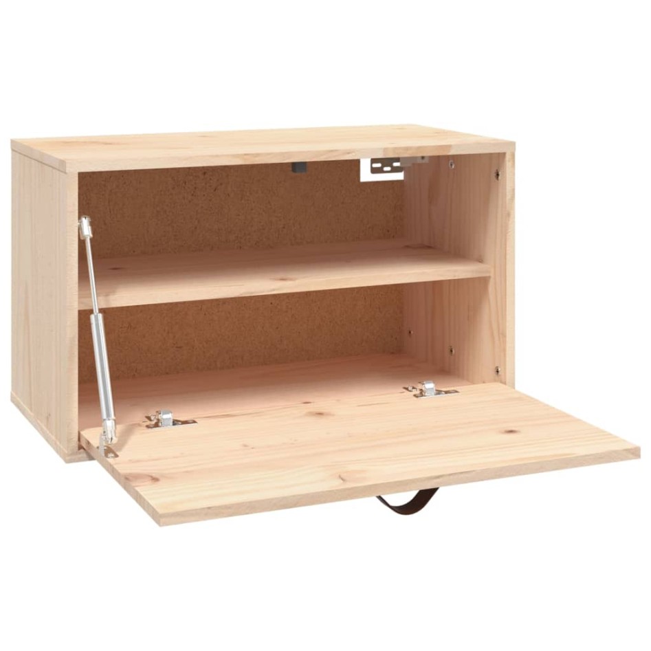 Armario de pared de madera maciza de pino 60x30x35