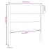 Cabecero madera maciza de pino blanco 106x4x100