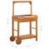 Carrito de cocina exterior madera maciza acacia