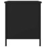 Mesitas de noche 2 uds madera de ingeniería negro 40x42x50