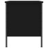 Mesita de noche madera de ingeniería negro 40x42x50
