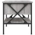 Mesita de noche 2 uds madera ingeniería gris Sonoma 40x42x45