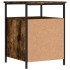 Mesita de noche madera de ingeniería roble ahumado 44x45x60