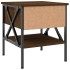 Mesitas noche 2 uds madera ingeniería marrón roble 40x42x45