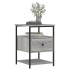 Mesitas noche 2 uds madera ingeniería gris Sonoma 40x42x56