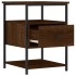 Mesitas noche 2 uds madera ingeniería marrón roble 40x42x56