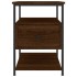 Mesitas noche 2 uds madera ingeniería marrón roble 40x42x56