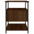 Mesitas noche 2 uds madera ingeniería marrón roble 40x42x56