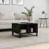Mesa de centro madera contrachapada negro 60x50x36,5