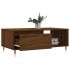 Mesa de centro madera contrachapada marrón roble 90x50x36,5