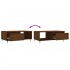 Mesa de centro madera contrachapada marrón roble 90x50x36,5