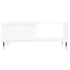 Mesa de centro madera contrachapada blanco 90x50x36,5