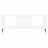 Mesa de centro madera contrachapada blanco 90x50x36,5