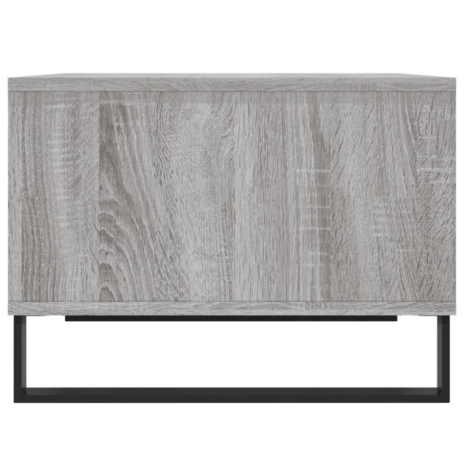 Mesa de centro madera contrachapada gris Sonoma 60x50x36,5
