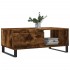Mesa de centro madera contrachapada roble ahumado 90x50x36,5