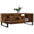 Mesa de centro madera contrachapada roble ahumado 90x50x36,5